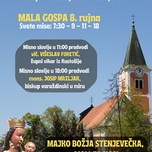 Proslava Male Gospe u Župi Uznesenja BDM, Zagreb-Stenjevec